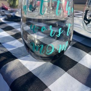 Custom wine glasses